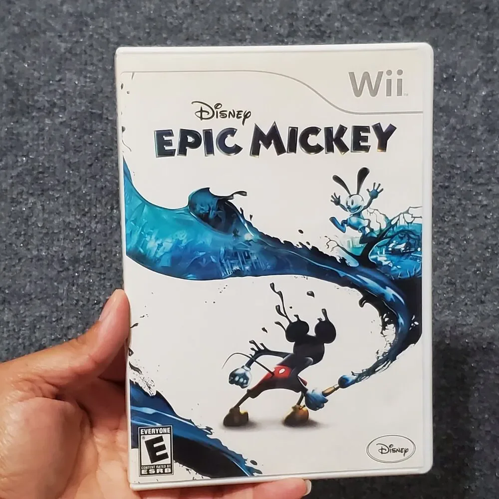 Disney Epic Mickey (Nintendo Wii) Complete w/ Manual - Kids Game Tested Working